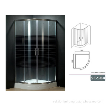 Corner Shower Cabins Type and Acrylic Tray Material bathroom